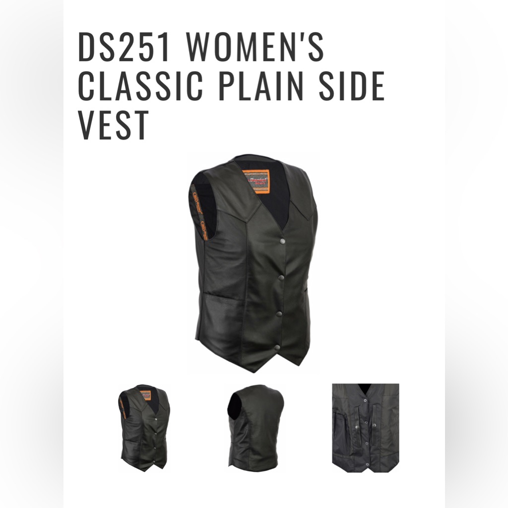 Women’s Leather Daniel Smart Vest